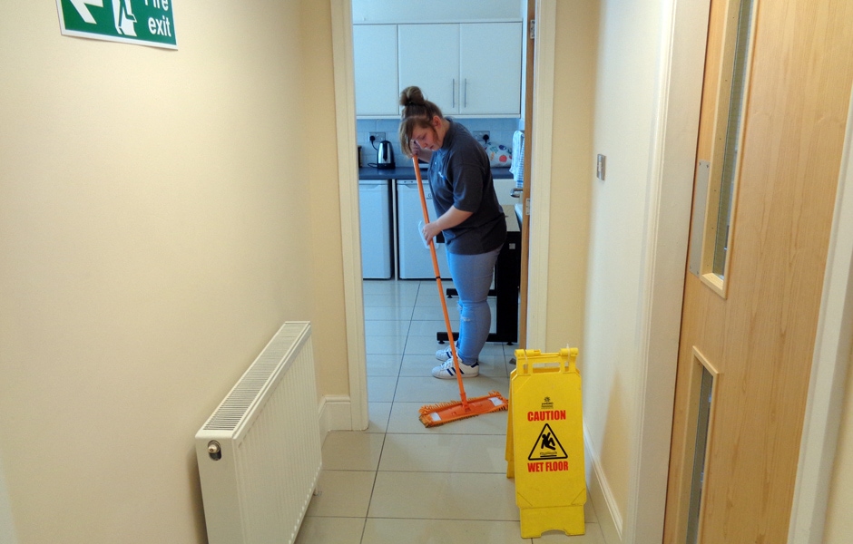 Intrinsic FM office cleaning